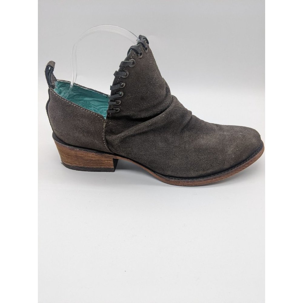 Corral Boots Smoke Woven Ankle Boots 8.5 - Picture 2 of 11